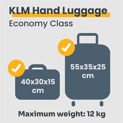 klm economy baggage allowance|klm carry on requirements.